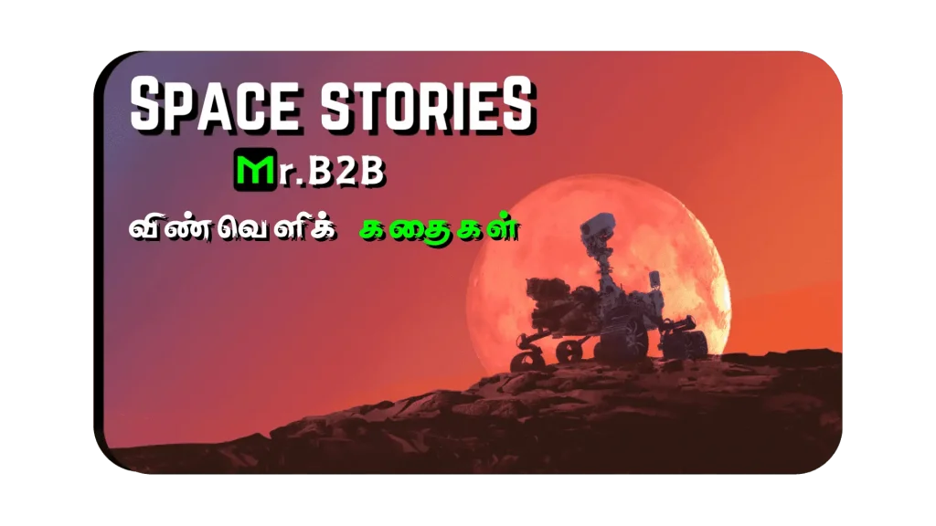 Illustration of astronauts exploring Mars – Space Stories by MRB2B